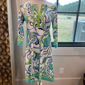 Colorful Patterned Mini Dress